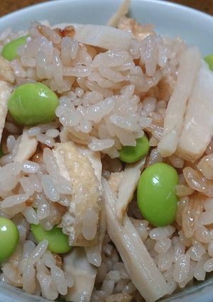 たけのこご飯〜枝豆入り〜-レシピのメイン写真