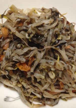 簡単もう一品！もやしの海苔和え！海苔消費-レシピのメイン写真