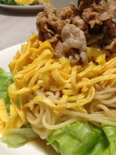 暑い日に!冷しゃぶ冷やし中華風冷製パスタ-レシピのメイン写真