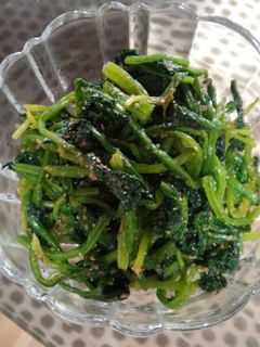 あっという間にほうれん草胡麻和え-レシピのメイン写真