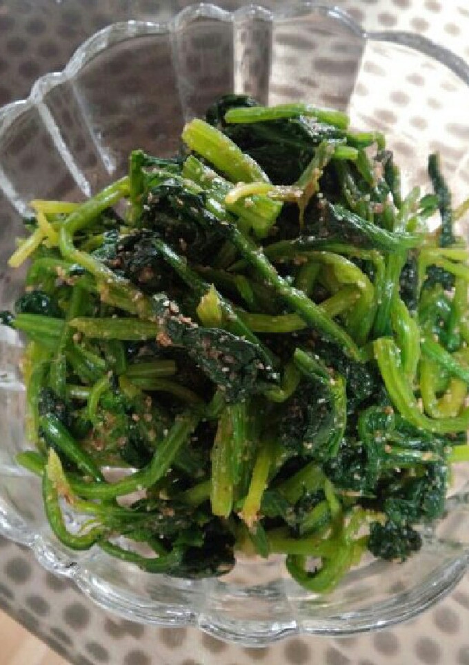 あっという間にほうれん草胡麻和え-レシピのメイン写真