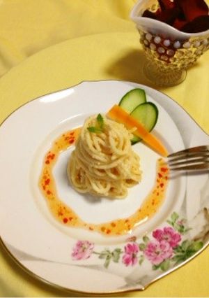 おもてなし♥︎たらことクリームチーズのパスタ-レシピのメイン写真