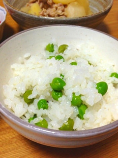 春の豆ごはん-レシピのメイン写真