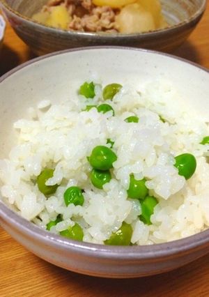 春の豆ごはん-レシピのメイン写真