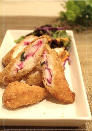 しば漬けと長いも入り＊ささみフライ＊-レシピのメイン写真