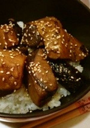 ブリとナスのさっぱり照り焼き丼-レシピのメイン写真