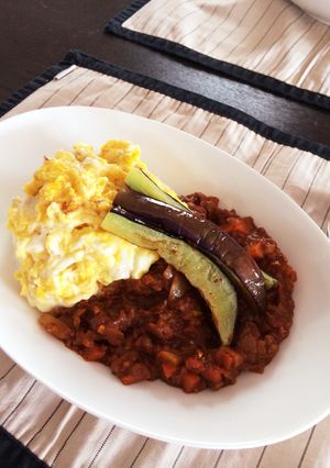 簡単キーマカレー☆ キーマオムカレー☆-レシピのメイン写真