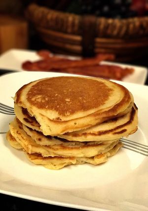 笑顔までとろけるパンケーキ-レシピのメイン写真