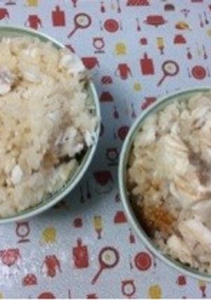 炊飯器とだしのもとで作る鯛めし-レシピのメイン写真