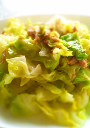ツナと春キャベツの炒め煮-レシピのメイン写真