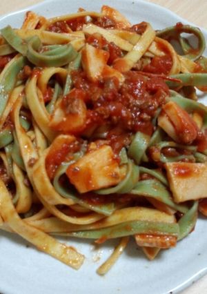 筍トマトパスタ-レシピのメイン写真