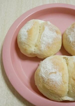 ふわふわ～♡手ごねでハイジの白パン-レシピのメイン写真