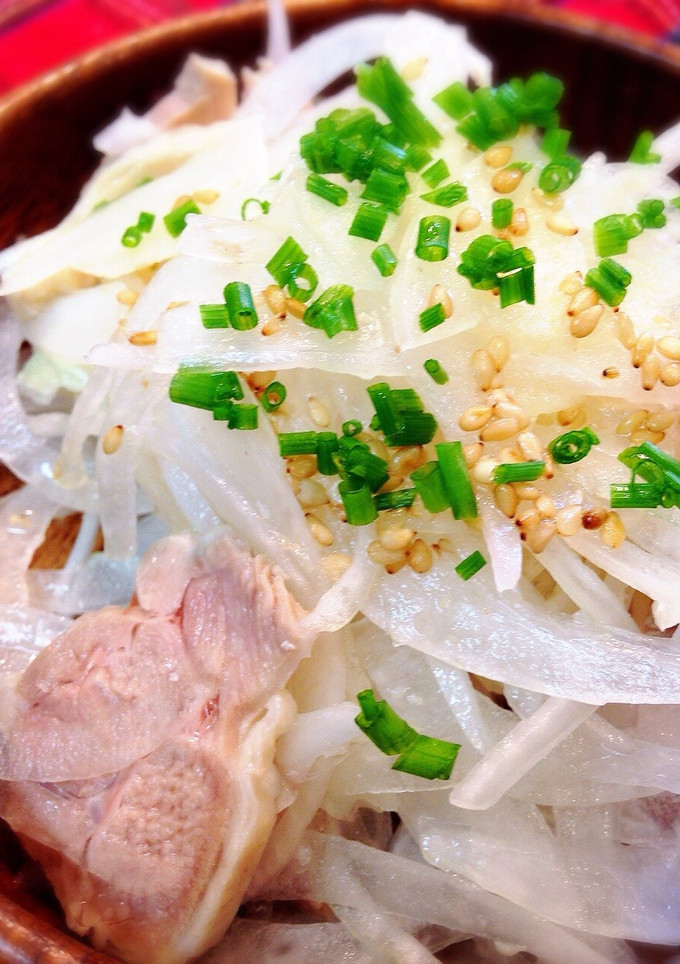 白だしで〜新玉ねぎとりんごのサラダ-レシピのメイン写真
