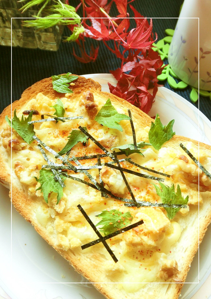 揚げおかきのトースト-レシピのメイン写真