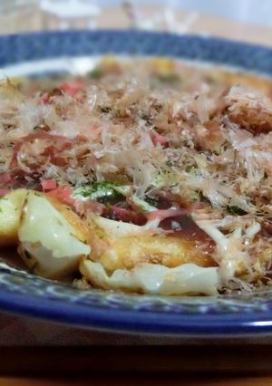 ☆ツナ缶&野菜たっぷりなお好み焼き☆-レシピのメイン写真