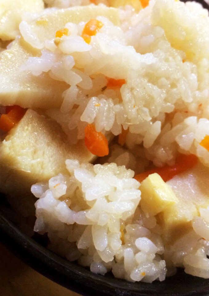 野菜を切るだけ簡単たけのこご飯-レシピのメイン写真