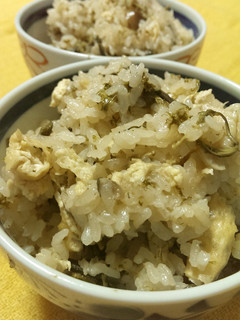わらびとキノコの炊き込みご飯-レシピのメイン写真