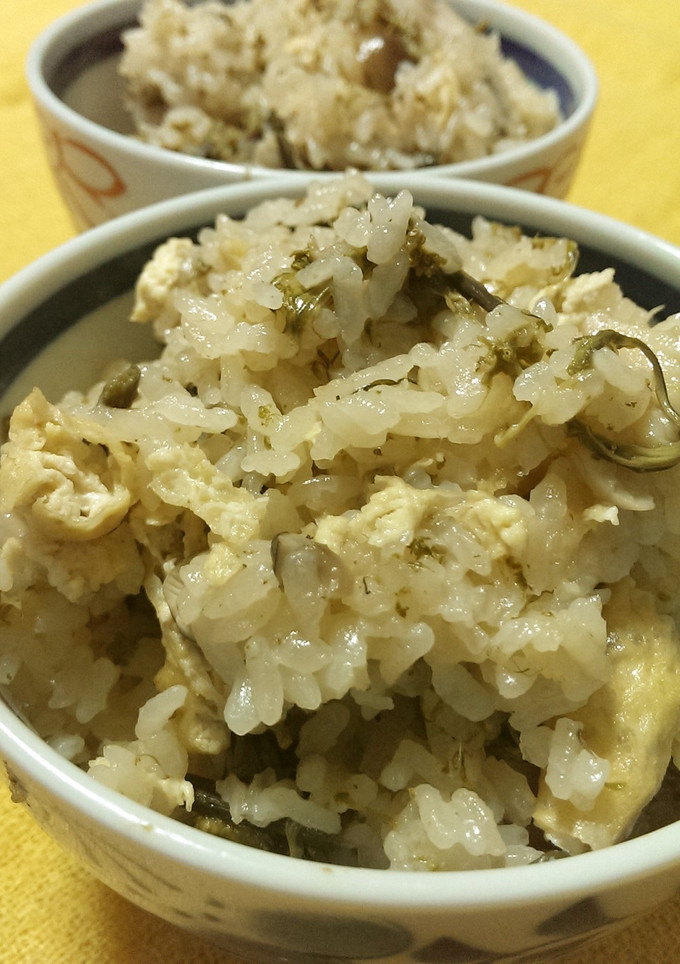 わらびとキノコの炊き込みご飯-レシピのメイン写真