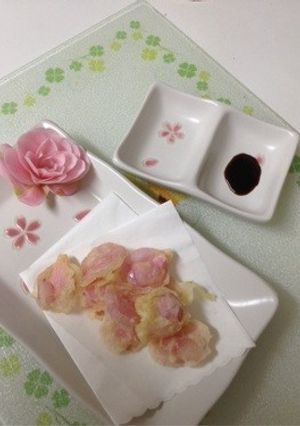 椿の天ぷら-レシピのメイン写真