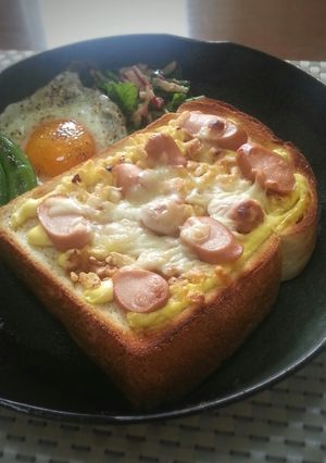 金の食パンでこぴっと行こう♪天かすマヨT-レシピのメイン写真