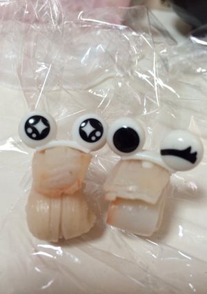 キャラ弁 隙間埋めに簡単ヘビちゃん-レシピのメイン写真