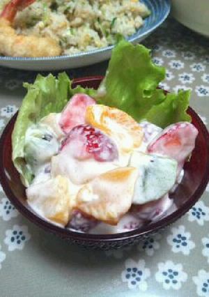 ヨーグルト風味のフルーツサラダ-レシピのメイン写真