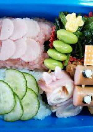 こいのぼり　キャラ弁-レシピのメイン写真