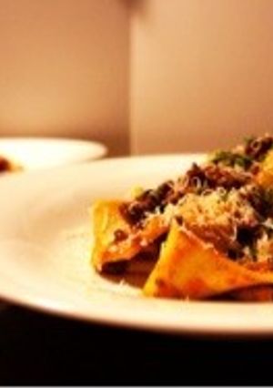 簡単手打ちパスタ！パッパルデッレのラグー-レシピのメイン写真