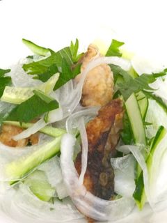 塩さばの唐揚げサラダ-レシピのメイン写真