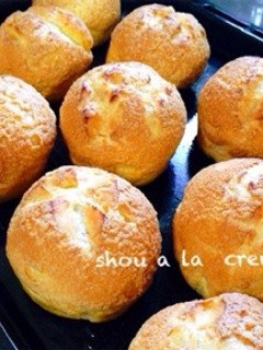 サクサク♡まんまるクッキーシュークリーム-レシピのメイン写真
