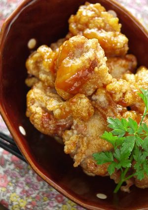 鶏の唐揚げ 甘酢あんかけ( ´∀`)b♪-レシピのメイン写真