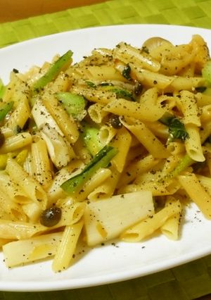 長いもと長ねぎのパスタ（ペンネ）-レシピのメイン写真