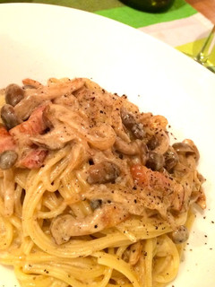 しめじとベーコンのクリームパスタ-レシピのメイン写真