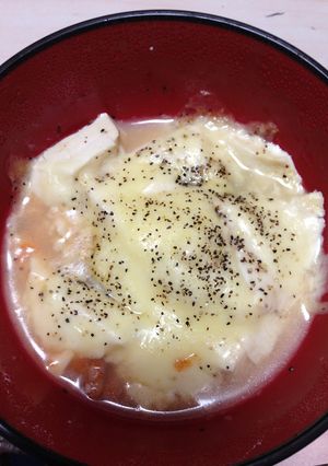 豆腐のイカ明太チーズ和え-レシピのメイン写真