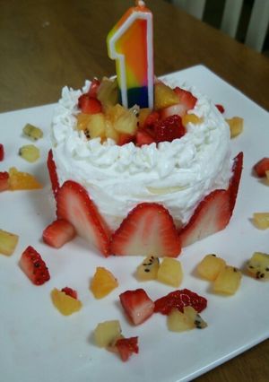 1歳のBirthday cake-レシピのメイン写真