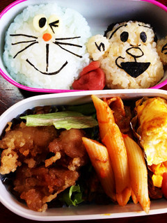 キャラおにぎり?娘のお弁当9-レシピのメイン写真