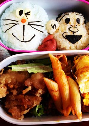 キャラおにぎり？娘のお弁当9-レシピのメイン写真