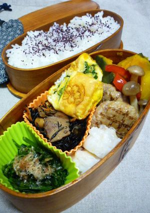 大葉入り卵焼き弁当-レシピのメイン写真