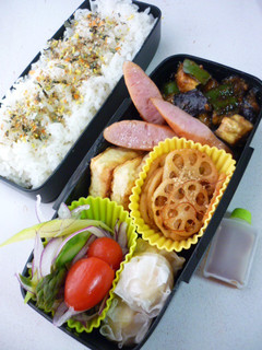 蓮根のきんぴら(柚子すり胡麻)お弁当-レシピのメイン写真