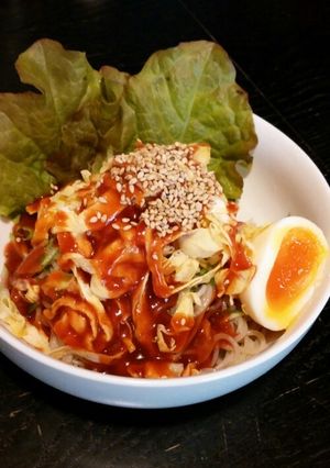 ダブル卵でごちそうピビン麺☆-レシピのメイン写真