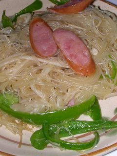 ビーフン炒め大葉にんにく醤油を使って・・-レシピのメイン写真