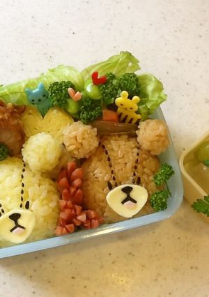 ジャッキーの妹♪ルルとロロのキャラ弁❤️-レシピのメイン写真