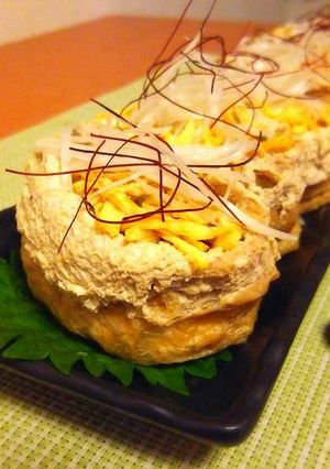 インスタントラーメンde飾りいなり-レシピのメイン写真