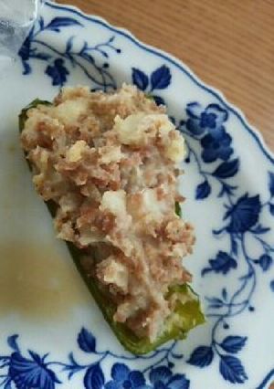 ピーマンの肉詰めもどき-レシピのメイン写真