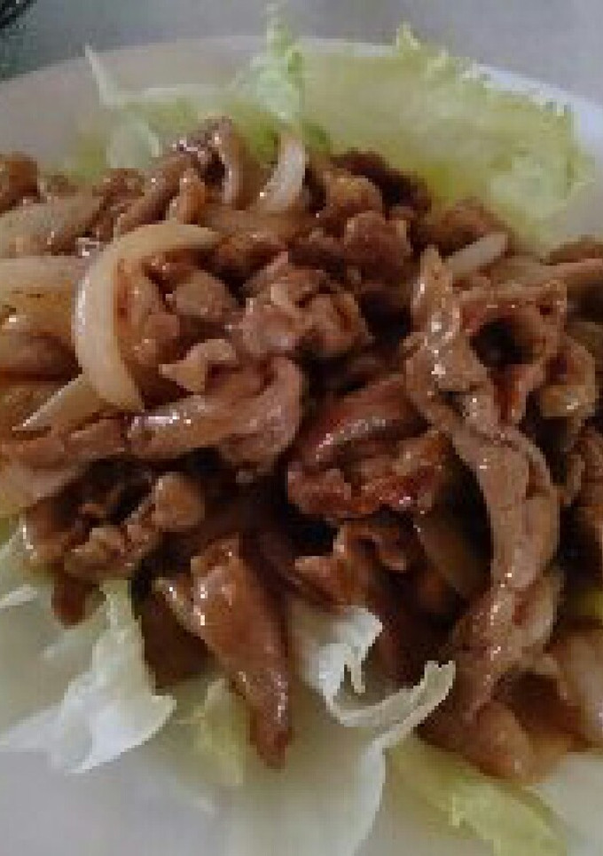 簡単♪焼肉のタレで柔らか肉炒め-レシピのメイン写真