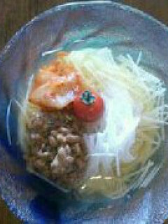 納豆キムチ冷麺-レシピのメイン写真