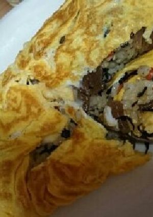 幼児食にも栄養抜群ひじきオムライス♪-レシピのメイン写真