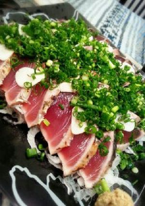 鰹のたたき~v(・∀・*)-レシピのメイン写真