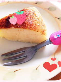 ヨーグルトとHMの炊飯器でチーズケーキ風-レシピのメイン写真