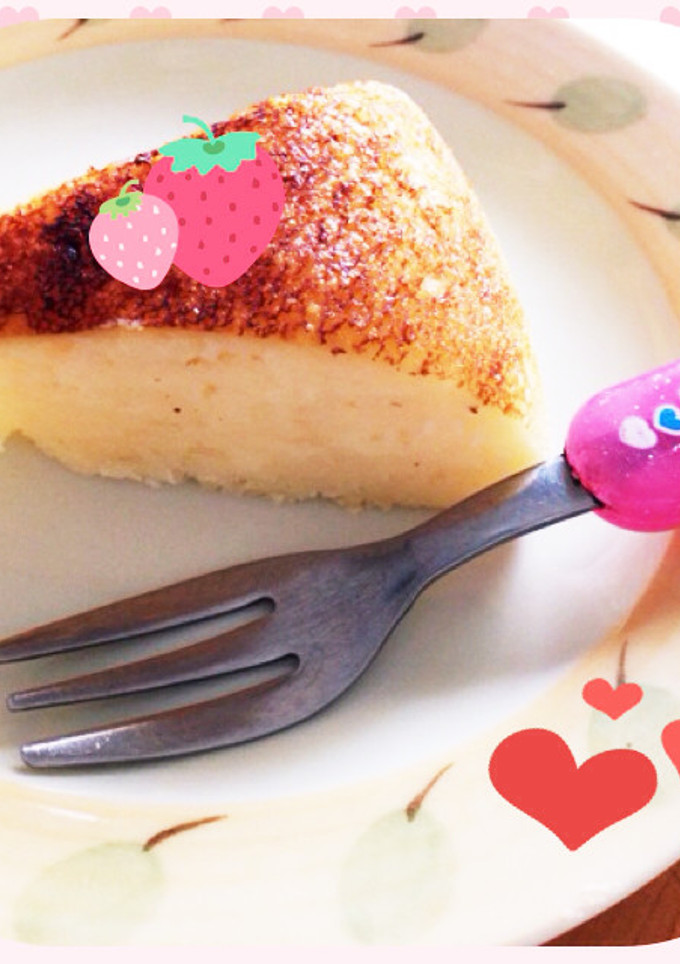ヨーグルトとHMの炊飯器でチーズケーキ風-レシピのメイン写真